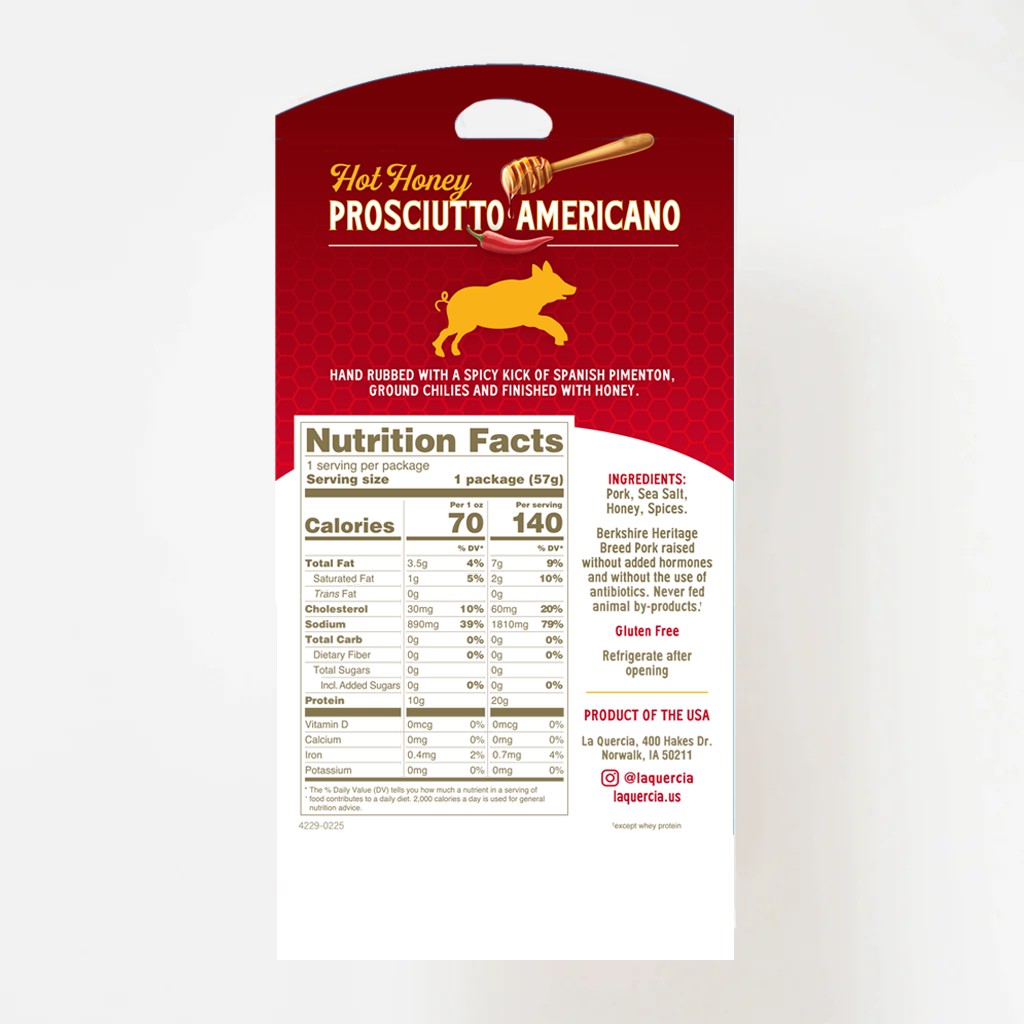 NEW! - Hot Honey Prosciutto Americano