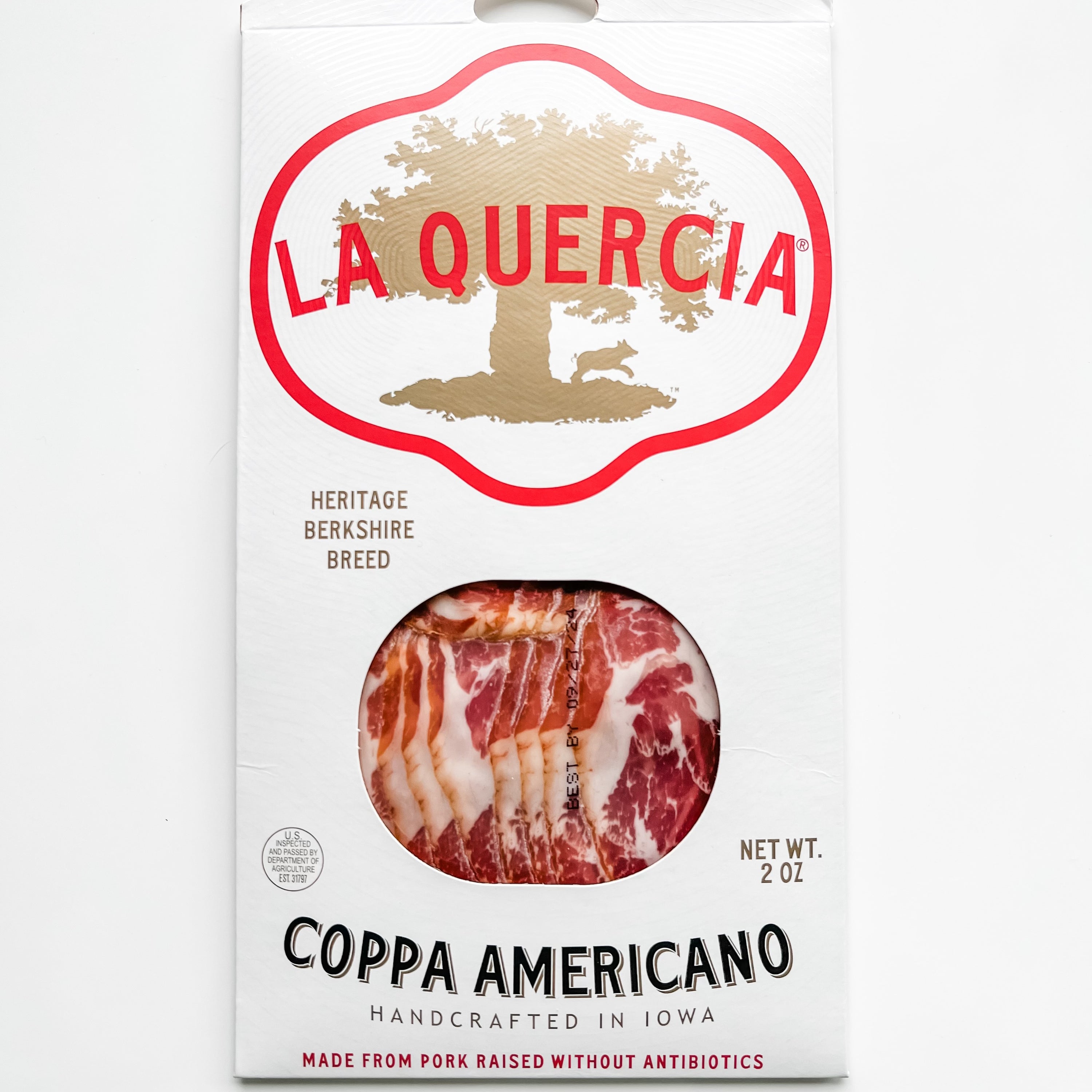 Berkshire Coppa Americano La Quercia Cured Meats