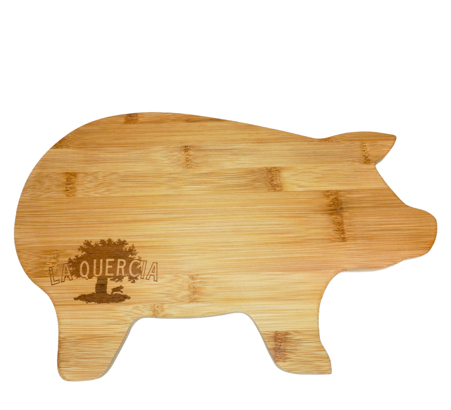 La Quercia Pig Bamboo Charcuterie Board