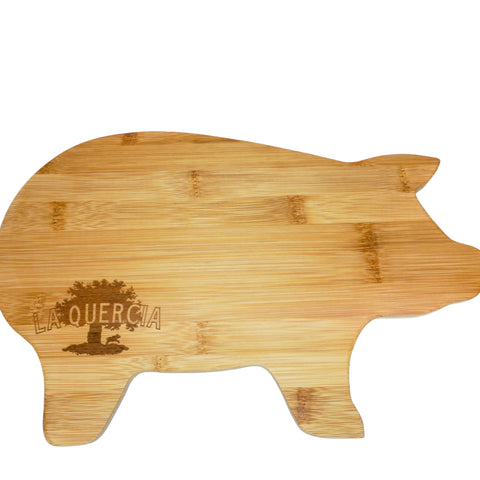 La Quercia Pig Bamboo Charcuterie Board